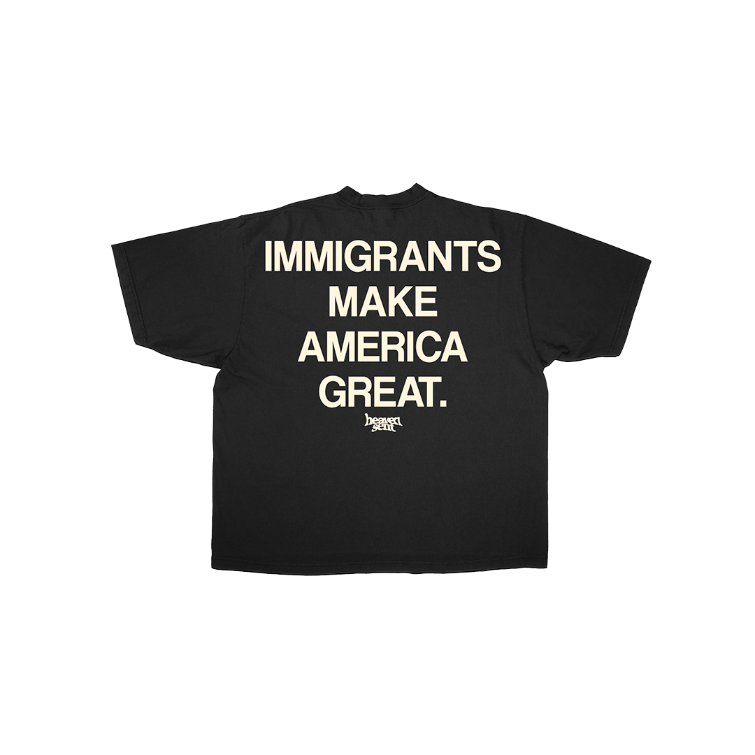 BLACK "I.M.A.G." TEE