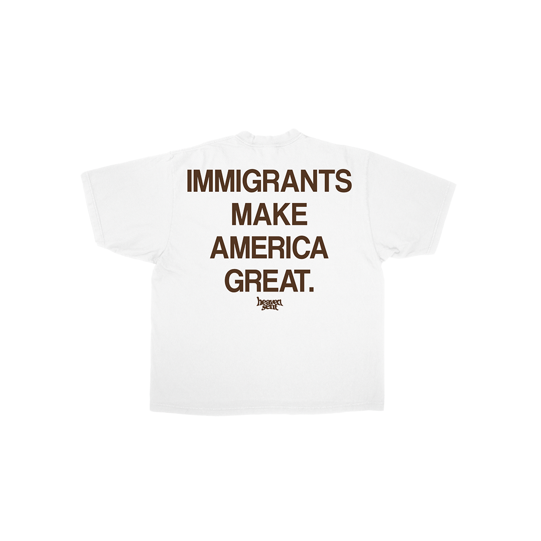 WHITE "I.M.A.G." TEE