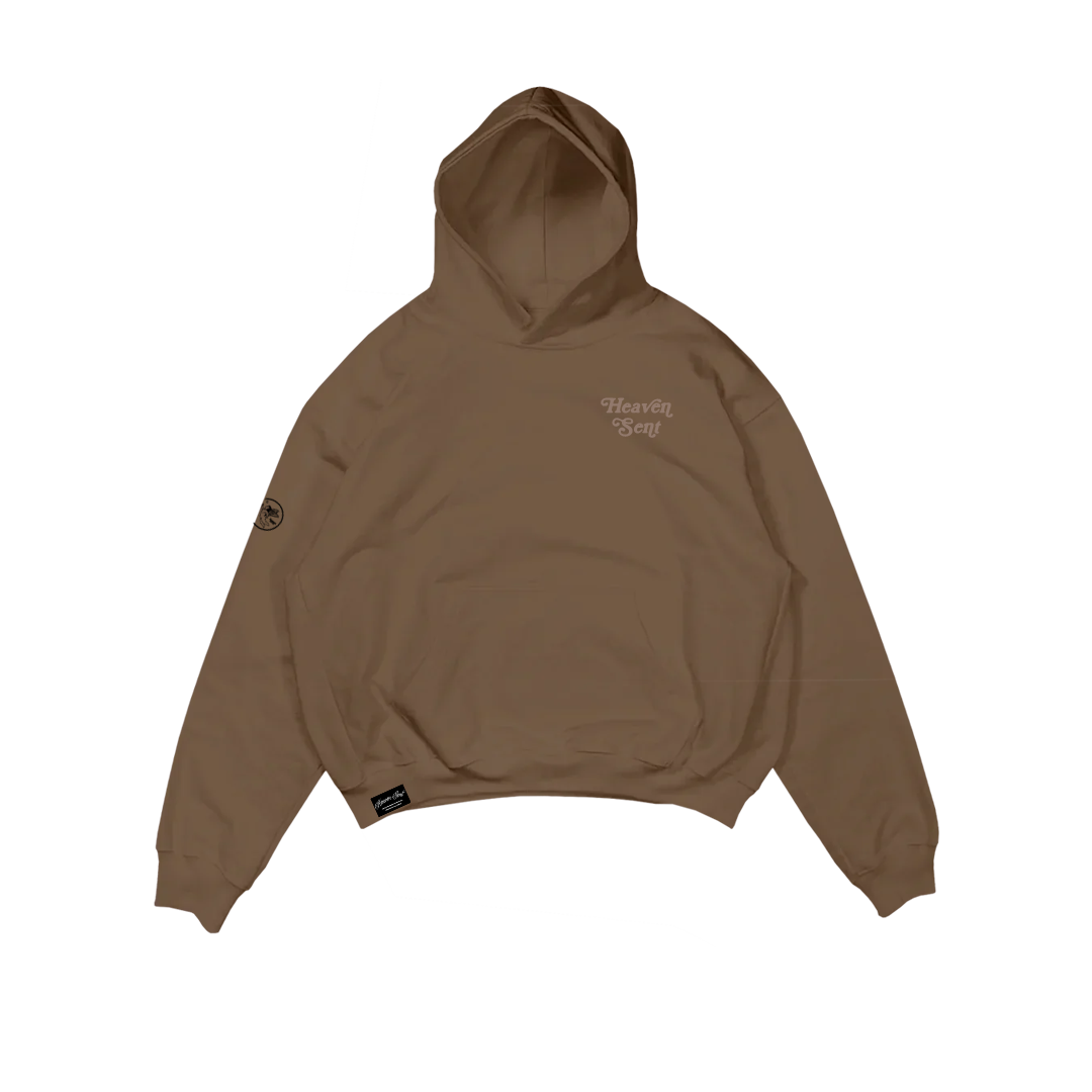 MOCHA MONOTONE HOODIE