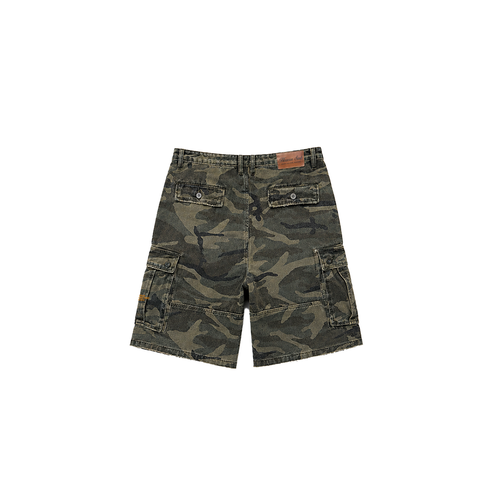 CAMO CARGO SHORTS