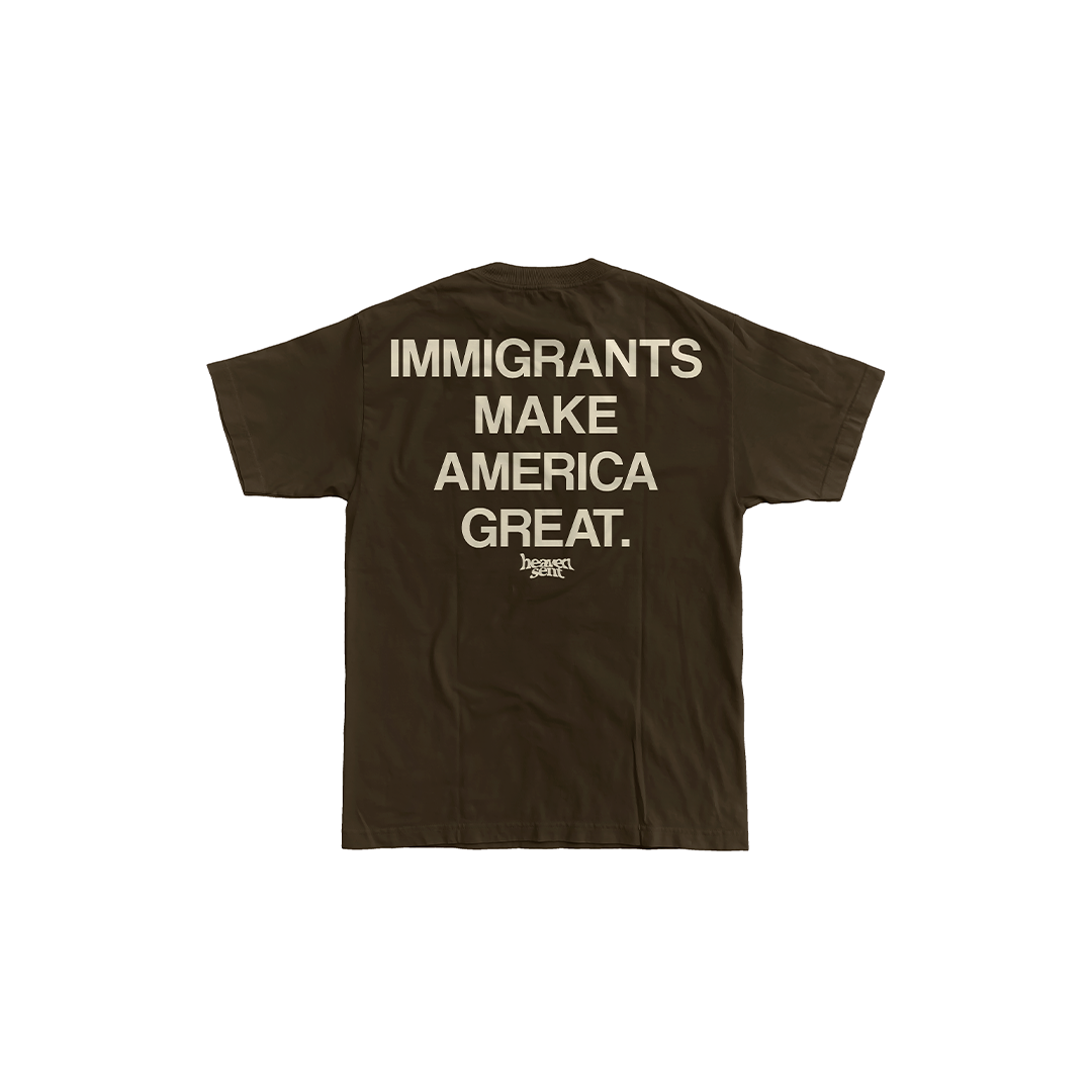 BROWN I.M.A.G. TEE