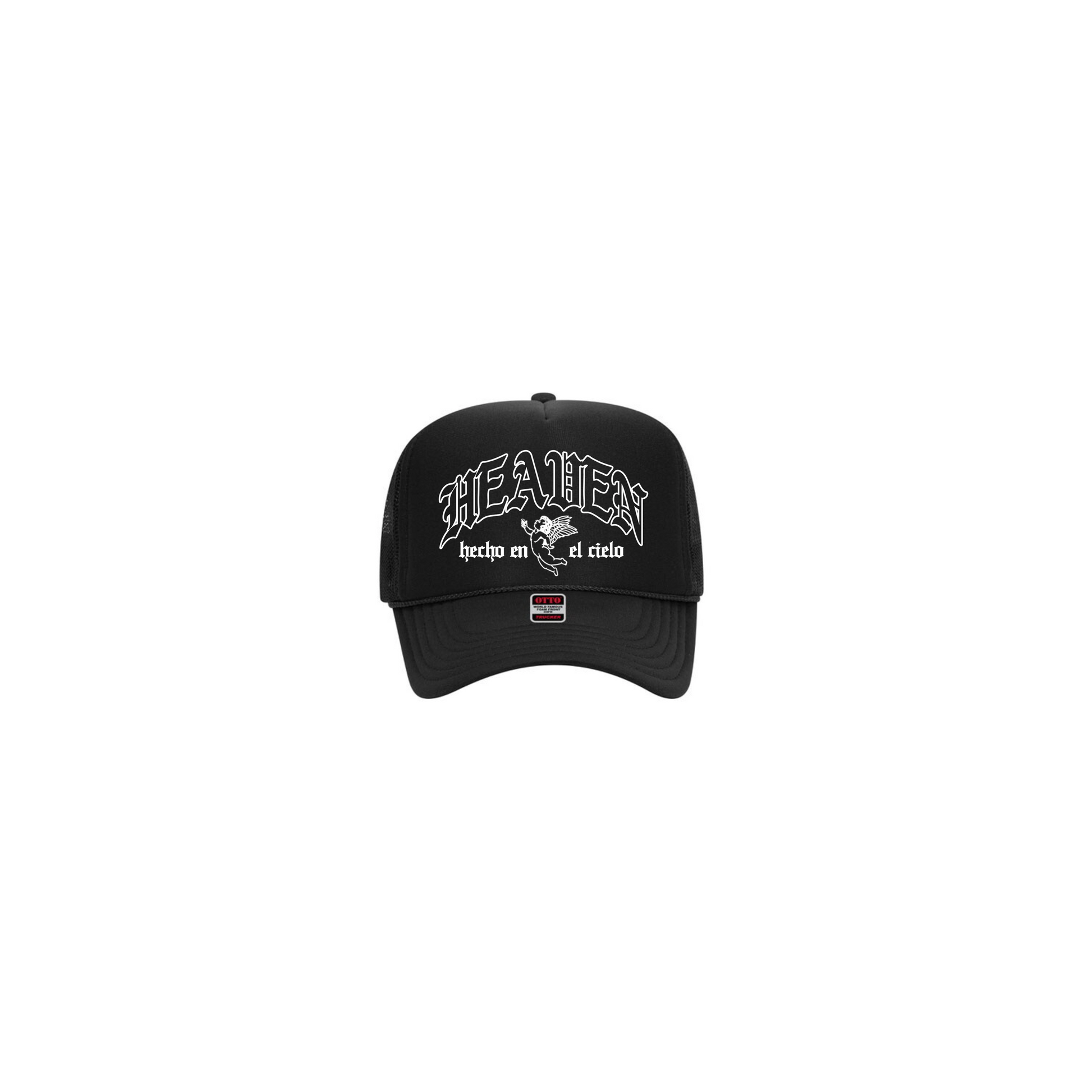 [BLACK] ANGEL TRUCKER HAT
