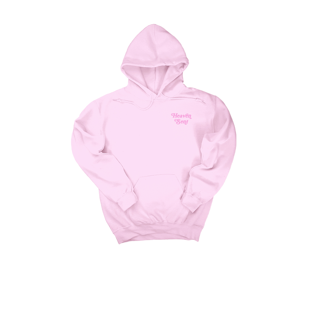 BABY PINK "DIOS TE BENDIGA" HOODIE