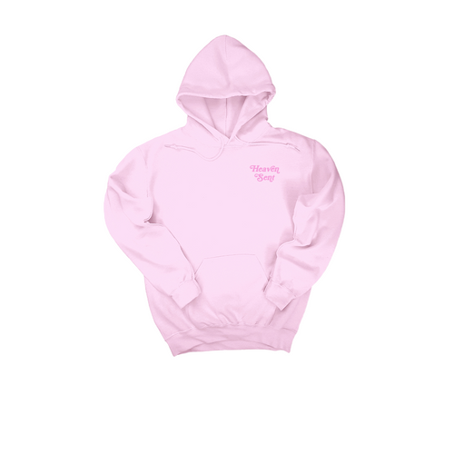 BABY PINK "DIOS TE BENDIGA" HOODIE