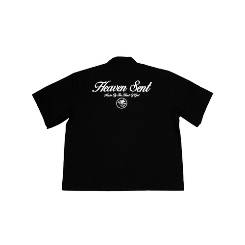 (BLACK) HAND OF GOD BUTTON UP