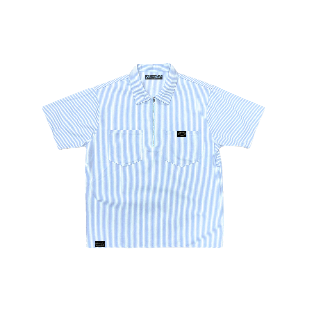 STRIPED IMAG WORK SHIRT
