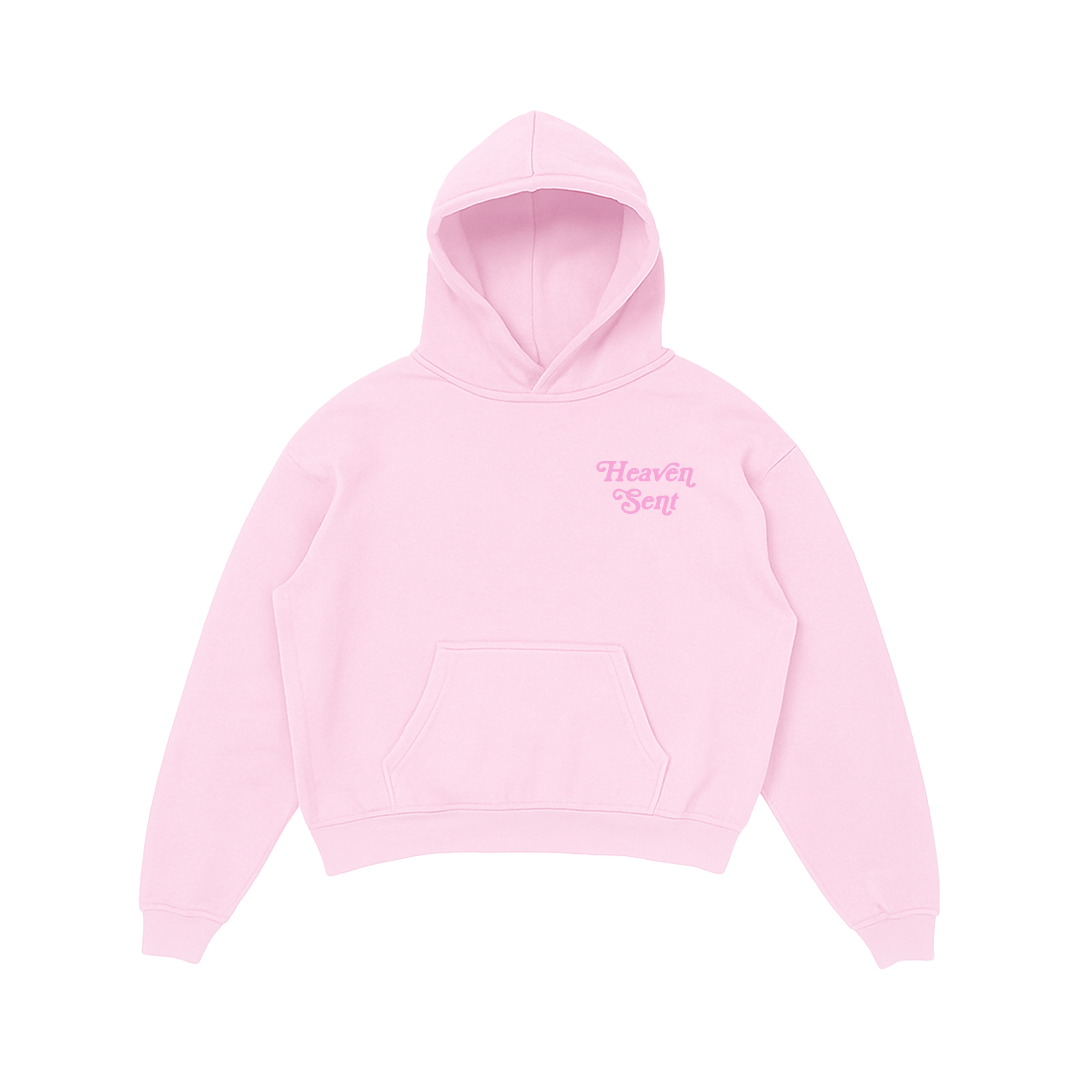 BABY PINK "DIOS TE BENDIGA" HOODIE