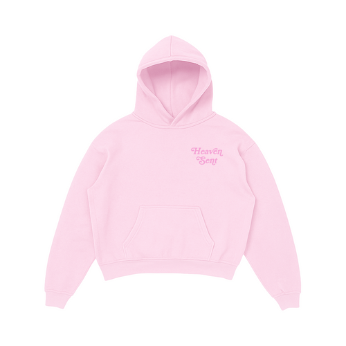 BABY PINK "DIOS TE BENDIGA" HOODIE