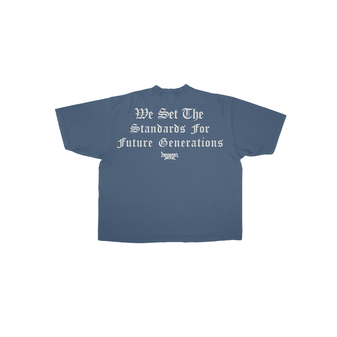 GENERATIONS SLATE BLUE TEE