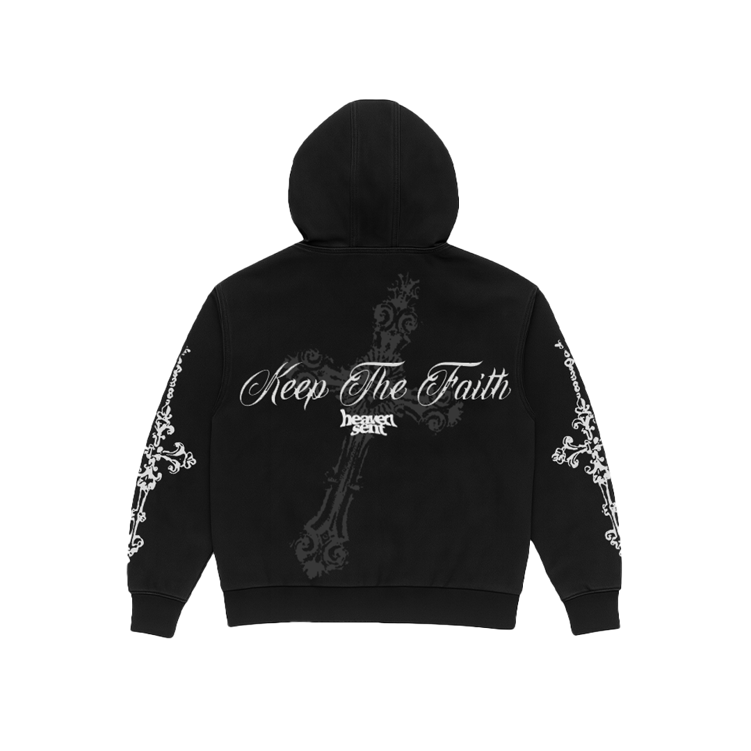 ‘KEEP THE FAITH’ CANVAS JACKET