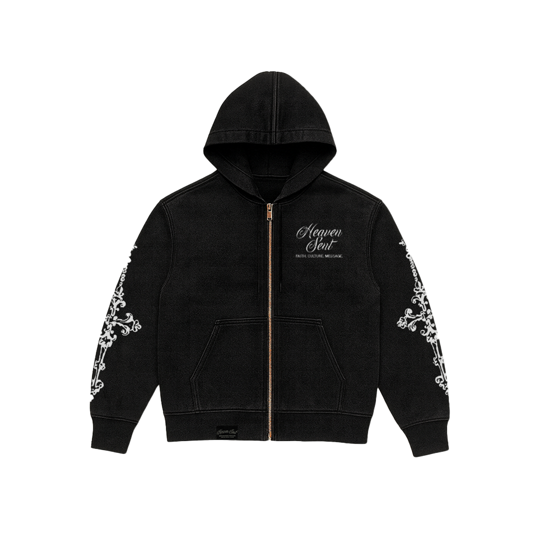 ‘KEEP THE FAITH’ CANVAS JACKET