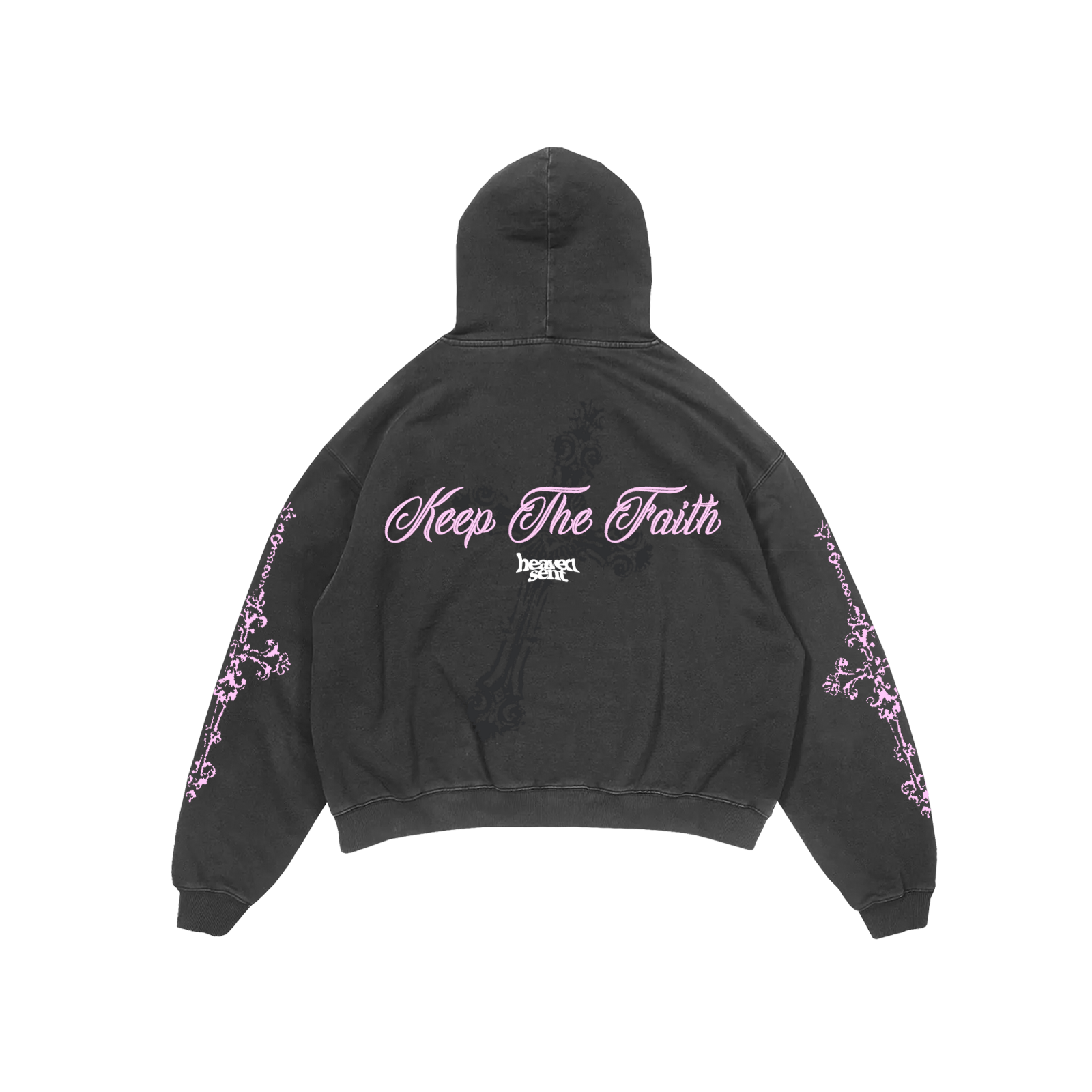 ‘KEEP THE FAITH’ PINK HOODIE