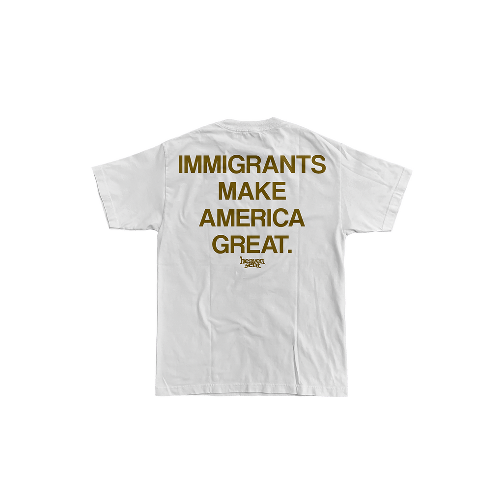 WHITE "I.M.A.G." TEE