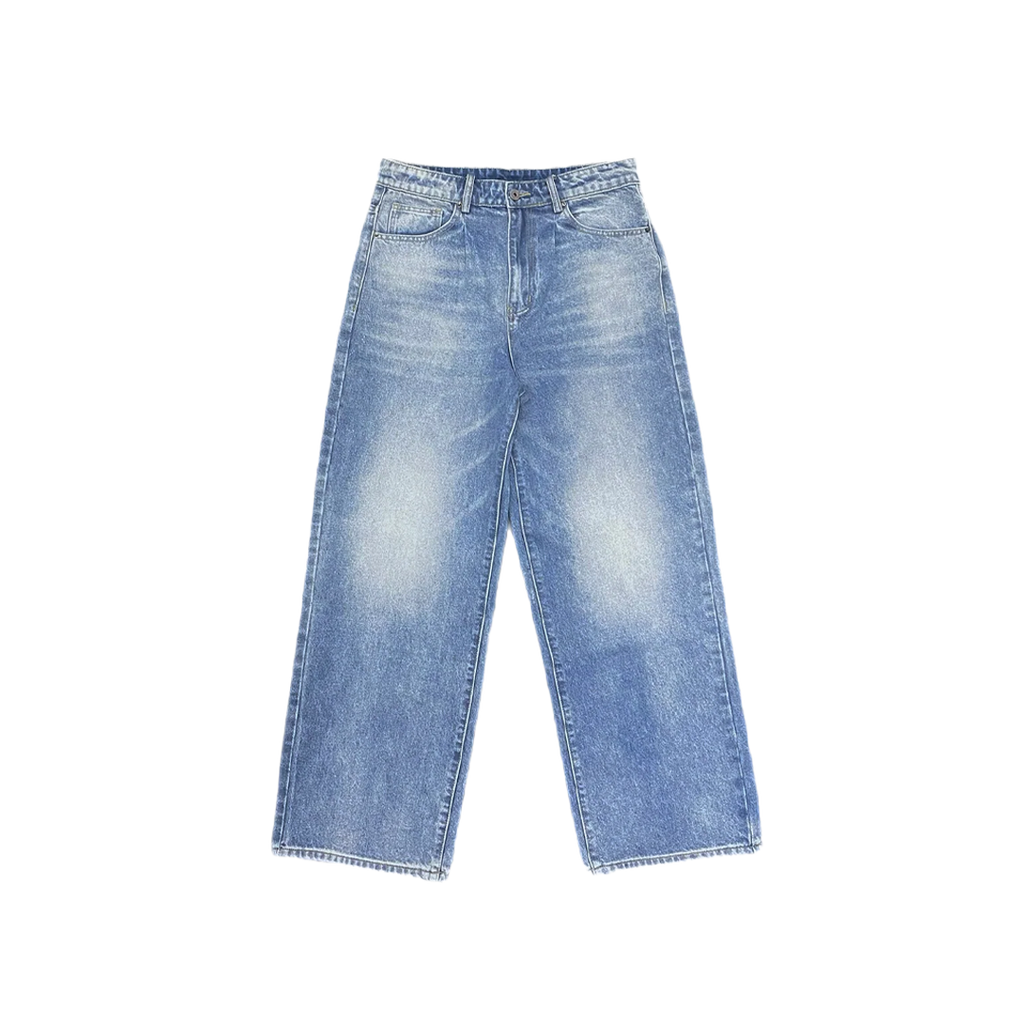 BADGE WASHED DENIM