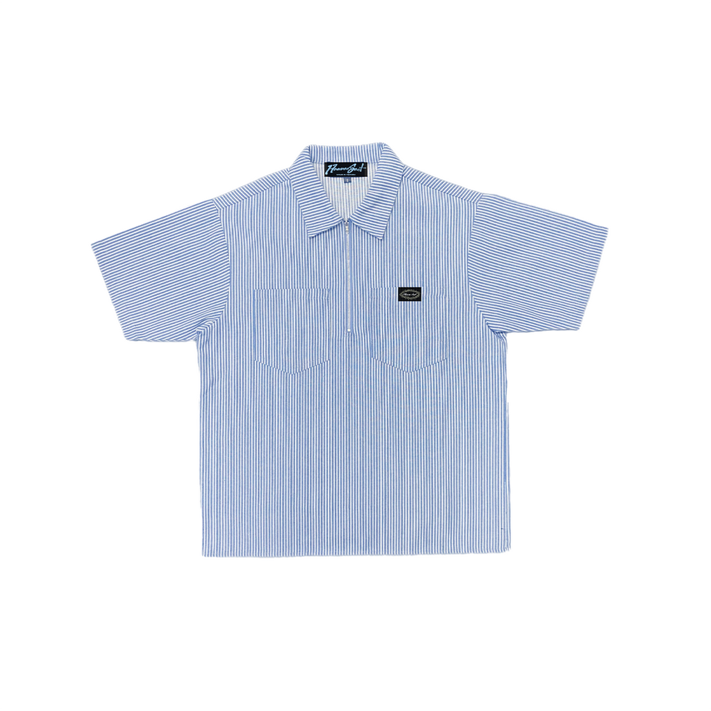 STRIPED IMAG WORK SHIRT